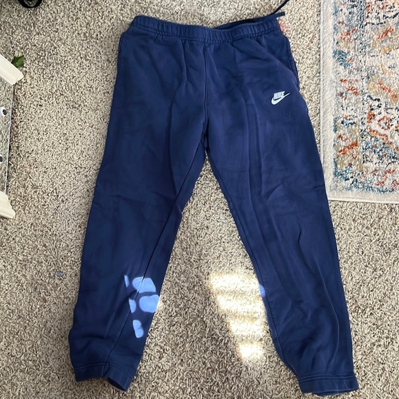 nike joggers navy blue